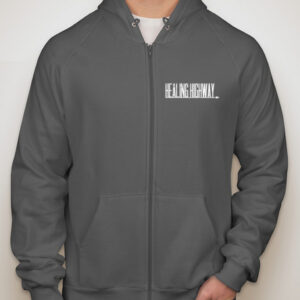 Healing Highway Hoodie Unisex/Heather Charcol