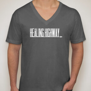 Healing Highway V-neck Gray/Unisex