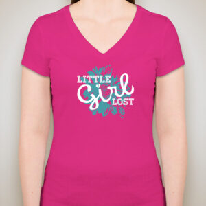 Women’s Little Girl Lost V-neck Fuchsia